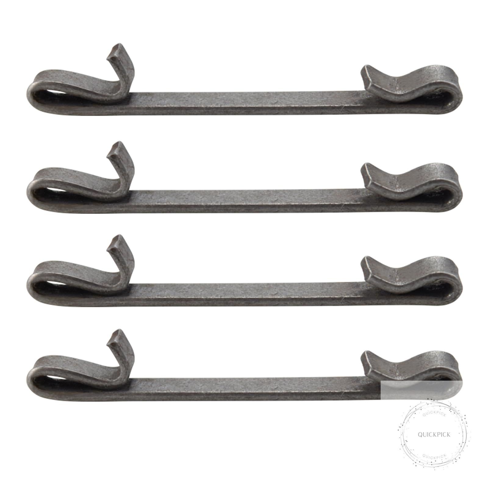 4 Pcs Early 2'' Double Loop Style Tool Box Drawer Slide Retaining Keeper Clips