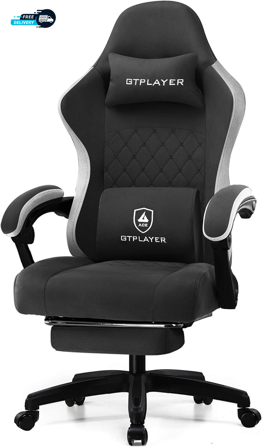 Gaming Chair, Computer Office Chair with Pocket Spring Cushion