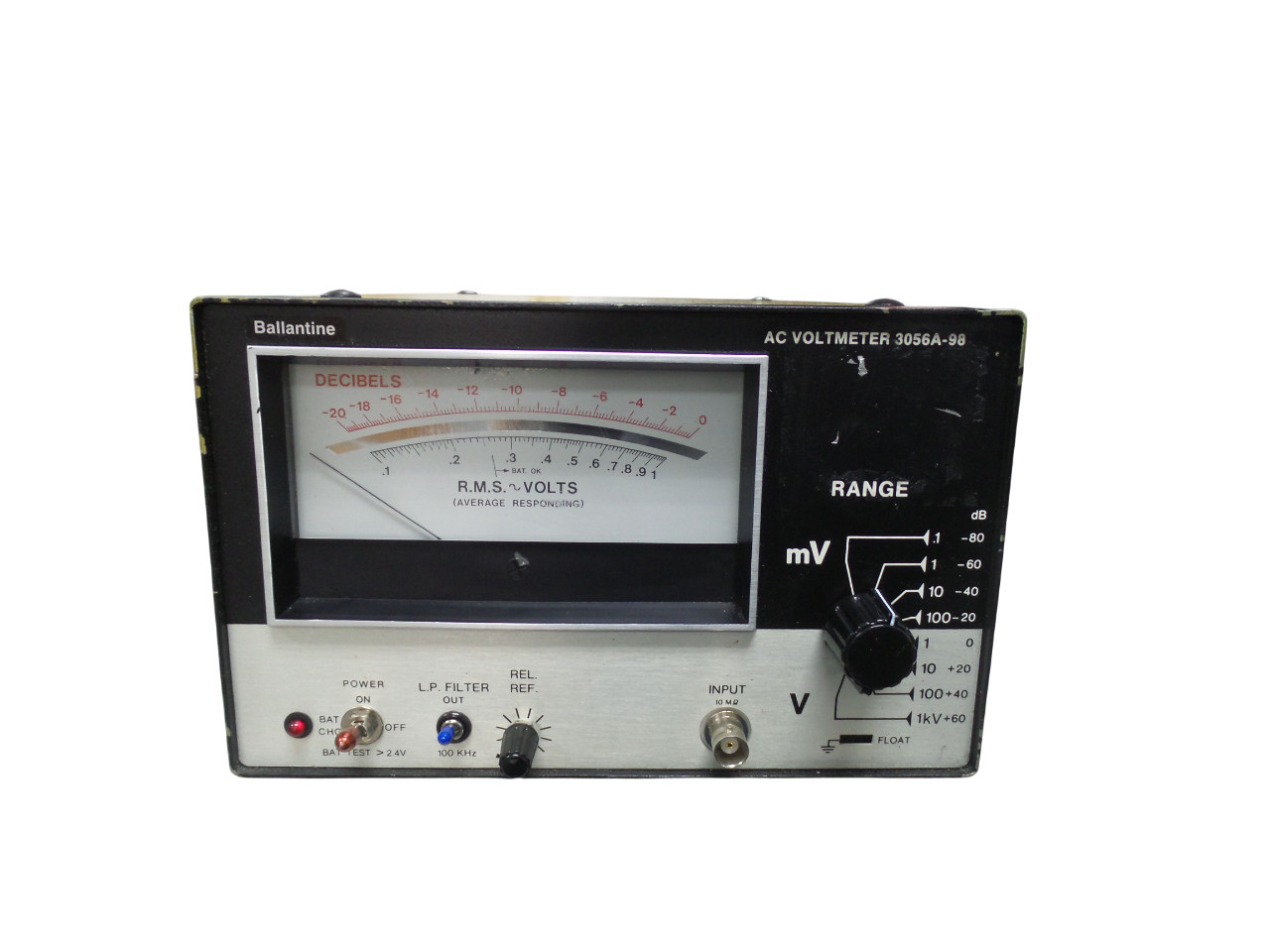Ballantine AC Voltmeter 3056A-98 - Free Shipping