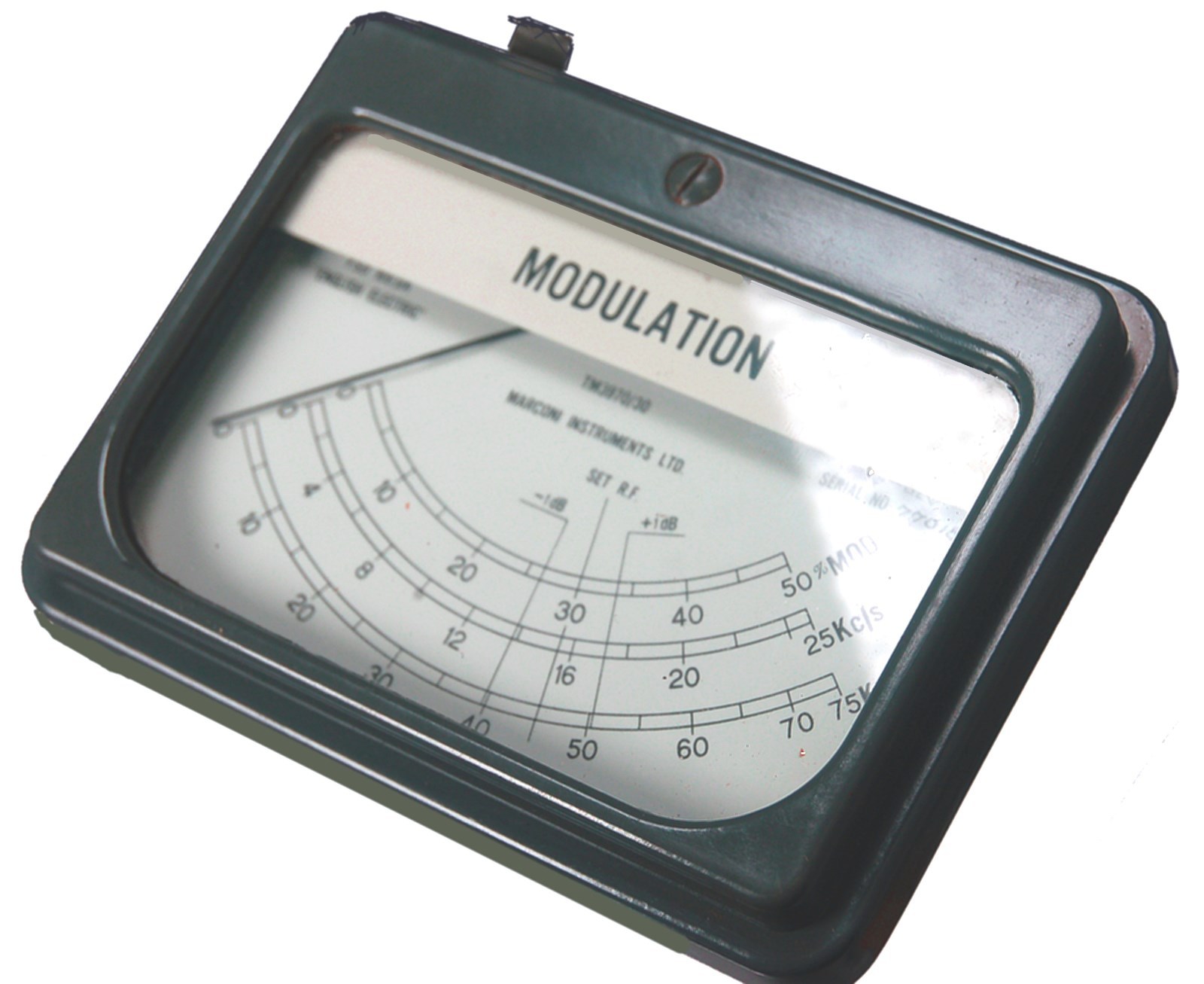 IFR Systems 0-25KHz 43/4" Modulation Meter w/ 100µA Sensitivity P/N TM3970-30