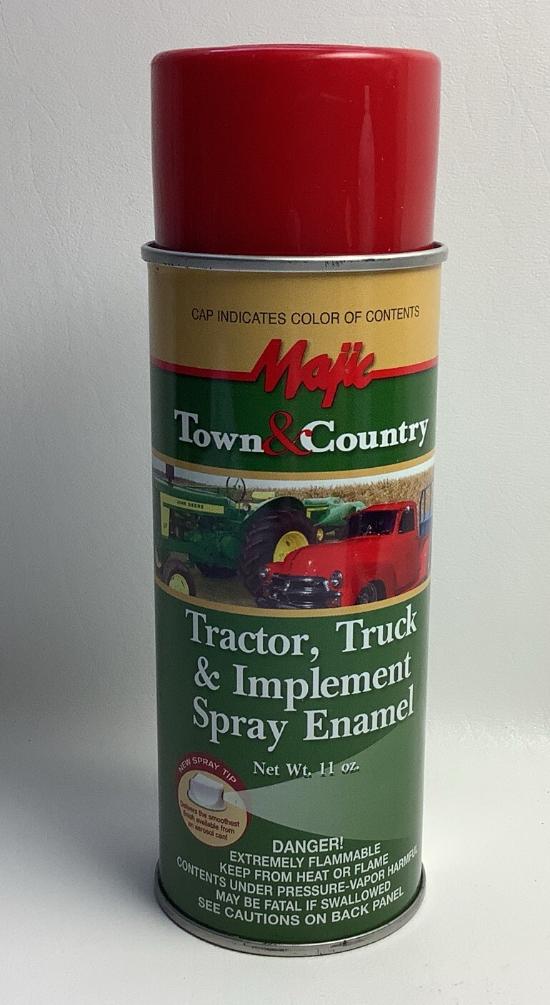 Majic Town & Country Tractor Truck Implement Spray Enamel Paint New Holland Red