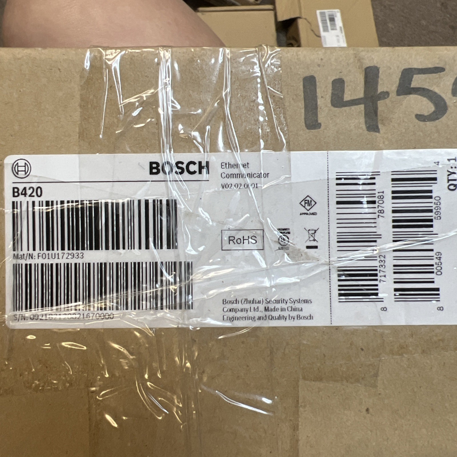 Bosch B420 Ethernet Communicator IP Alarm Module F01U172933 New Open Box