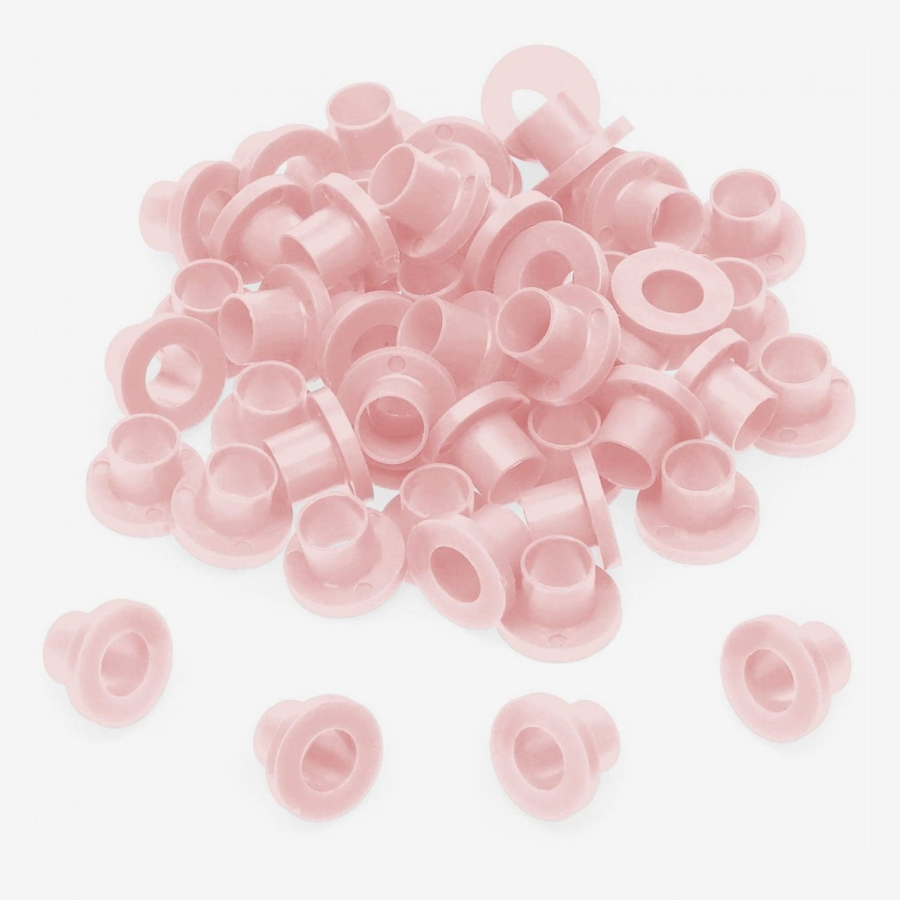 DANMAR 100 Pack Nylon Tension Rod Washers - Pink