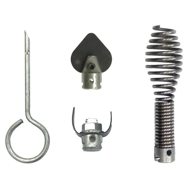Westward Drain Cleaning Tool Set,2 in Cap,4 Pc 22XP45 Westward 22XP45
