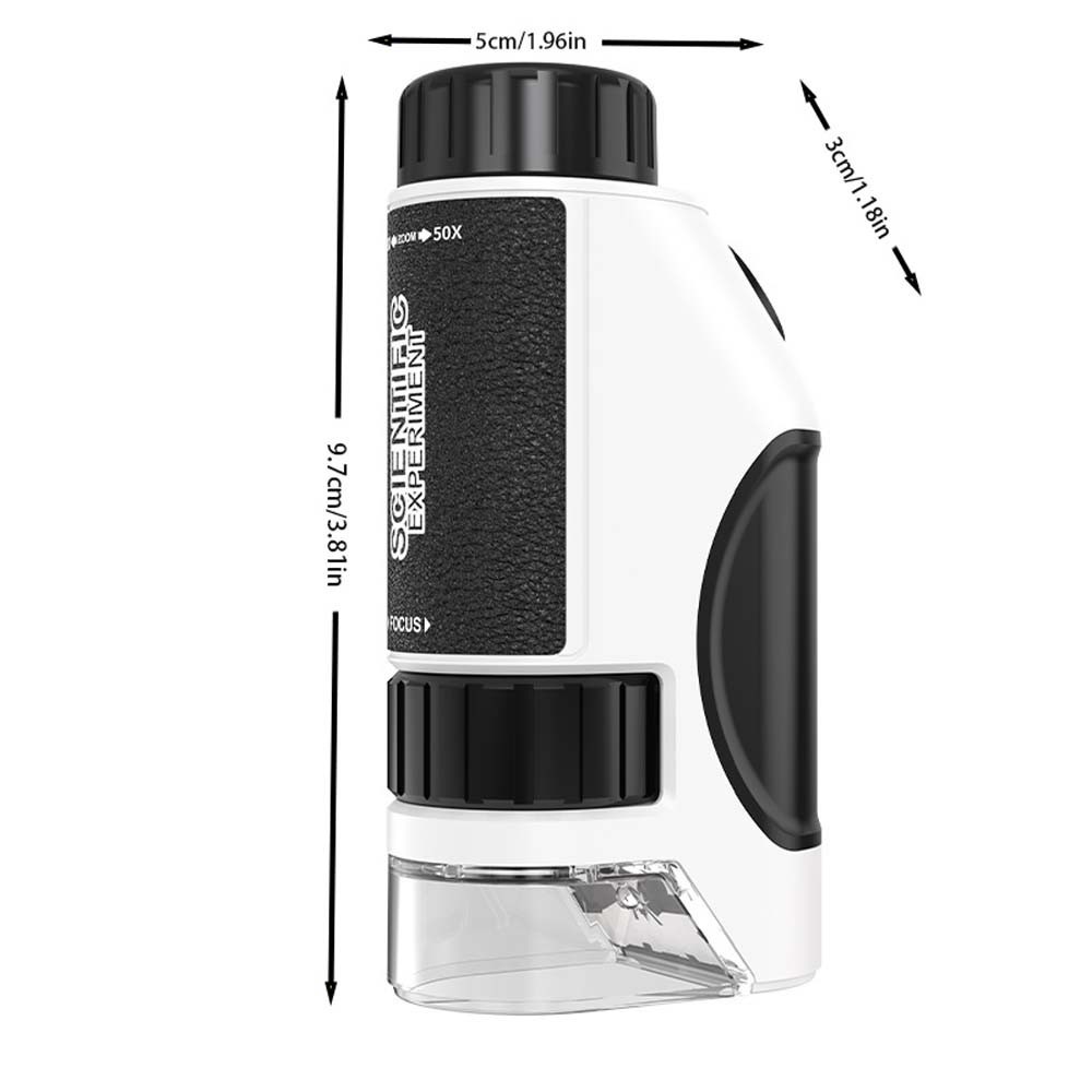 9.7in Handheld Mini Microscope Portable Outdoor Exploration Science Toy