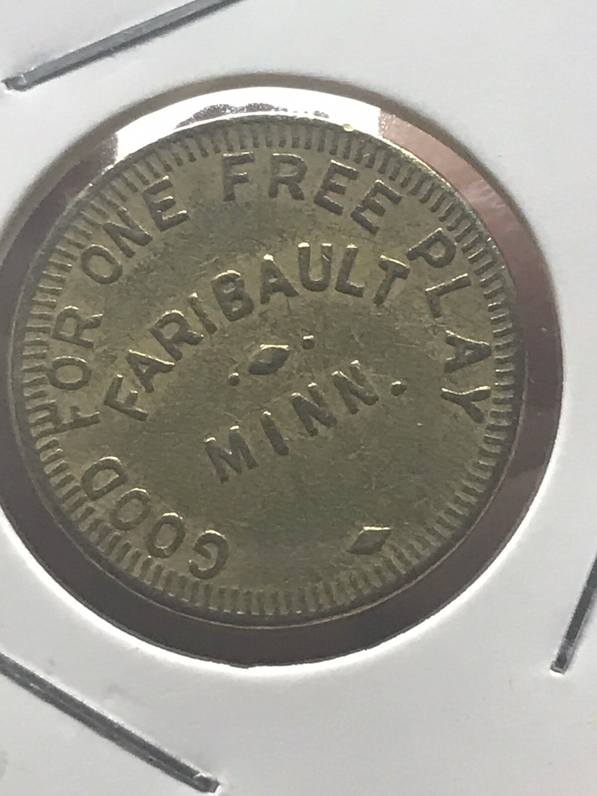Arcade Token- Gopher Sales Co - Faribault, Minnesota