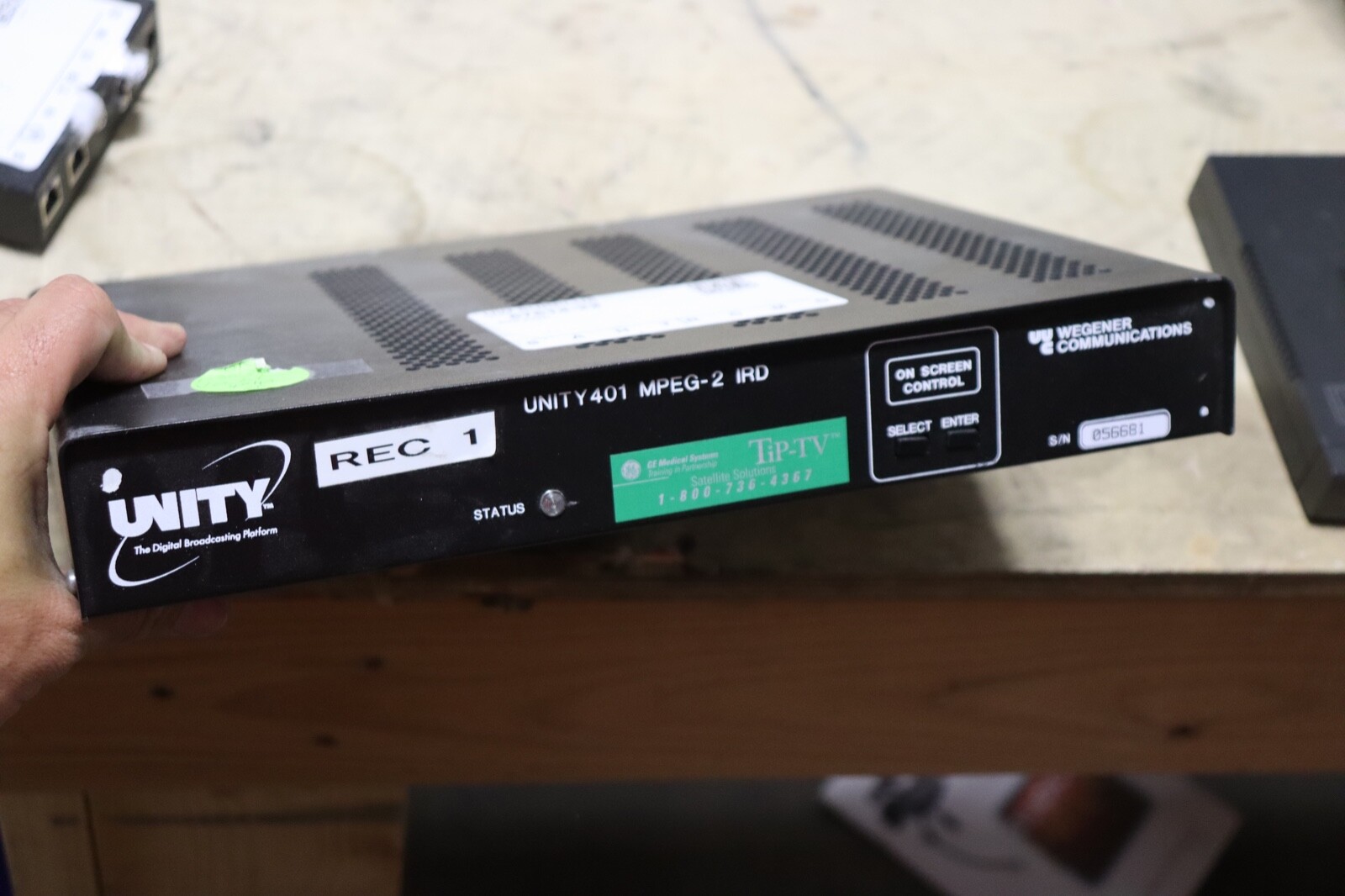 Wegener Unity 401 MPEG2 Satellite Receiver