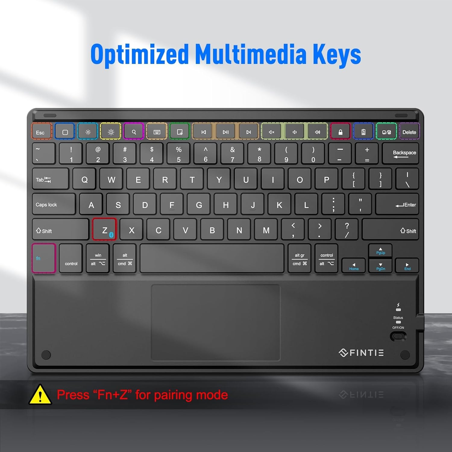 Bluetooth keyboard for tablet laptop
