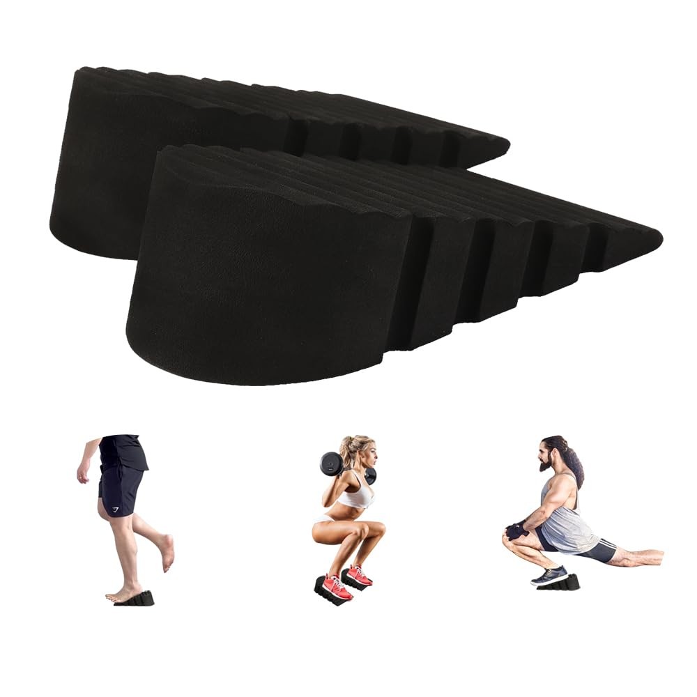 Squat Wedge Block for Heel Elevated Squats, Weightlifting, and Mobility Training