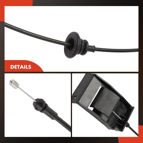 72 inch Front Hood Latch Release Cable with Handle | Compatible with Nissan