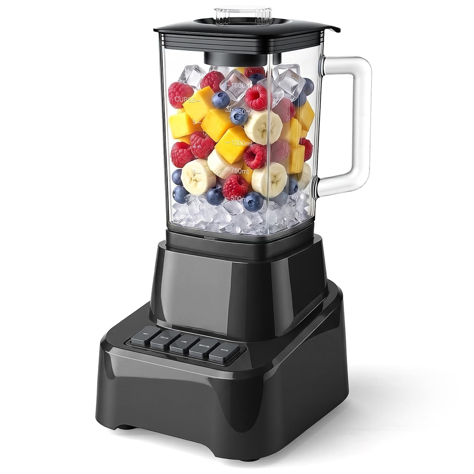 6.8 Cup Professional Blender for Smoothies, Full-Size Kitchen Blender with 85...