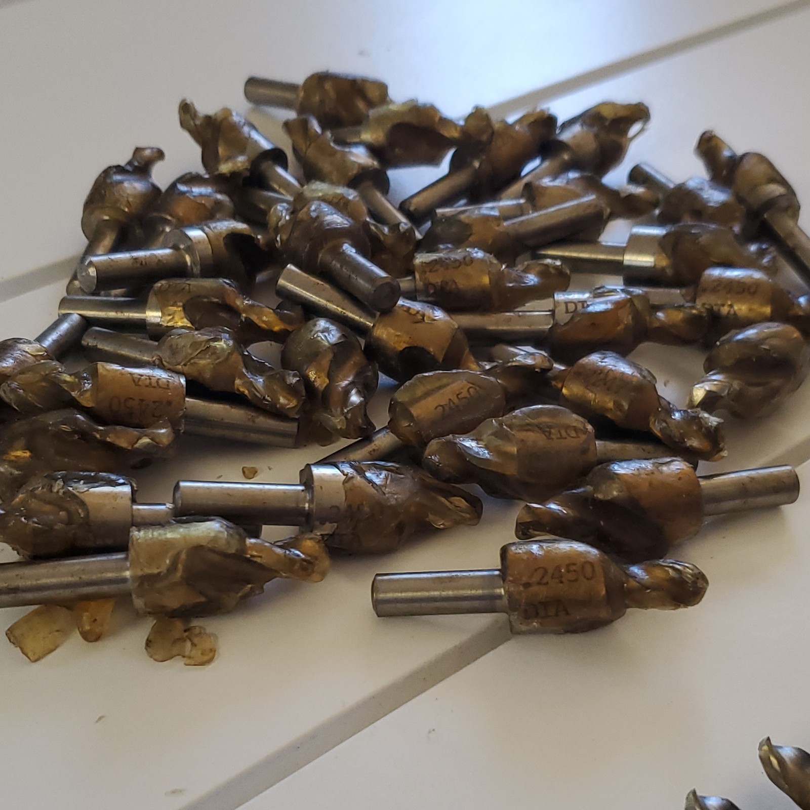 37 count. DIA Combination Drill & Countersink 2450 2241 Metalworking Tools