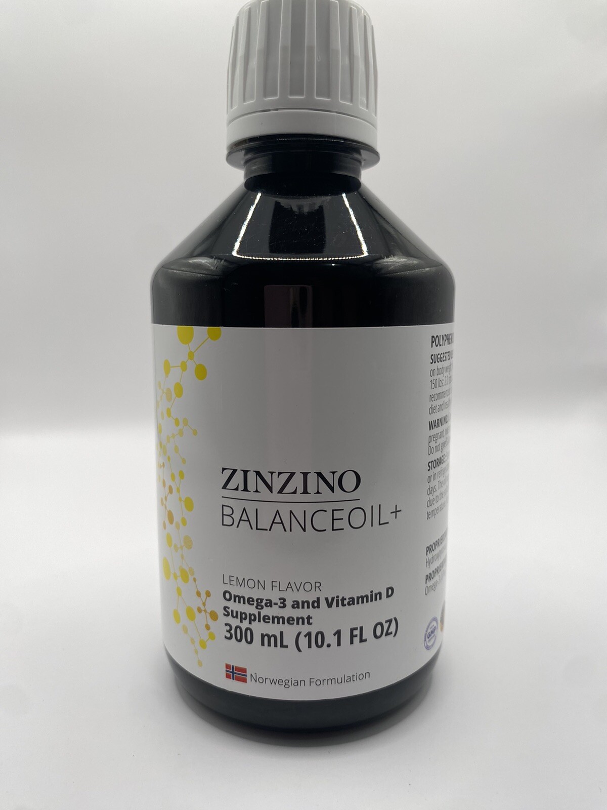 Zinzino - Balance Oil+ Lemon - 300 ml Exp 6/2027 New/Sealed (Ships from the US)