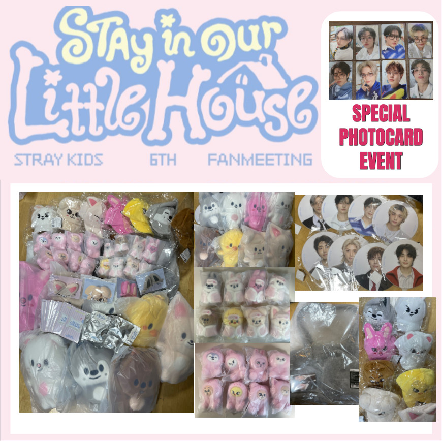 [ON HAND] Stray Kids 6TH FANMEETING STAY in Our Little House OFFICIAL MERCH LIST