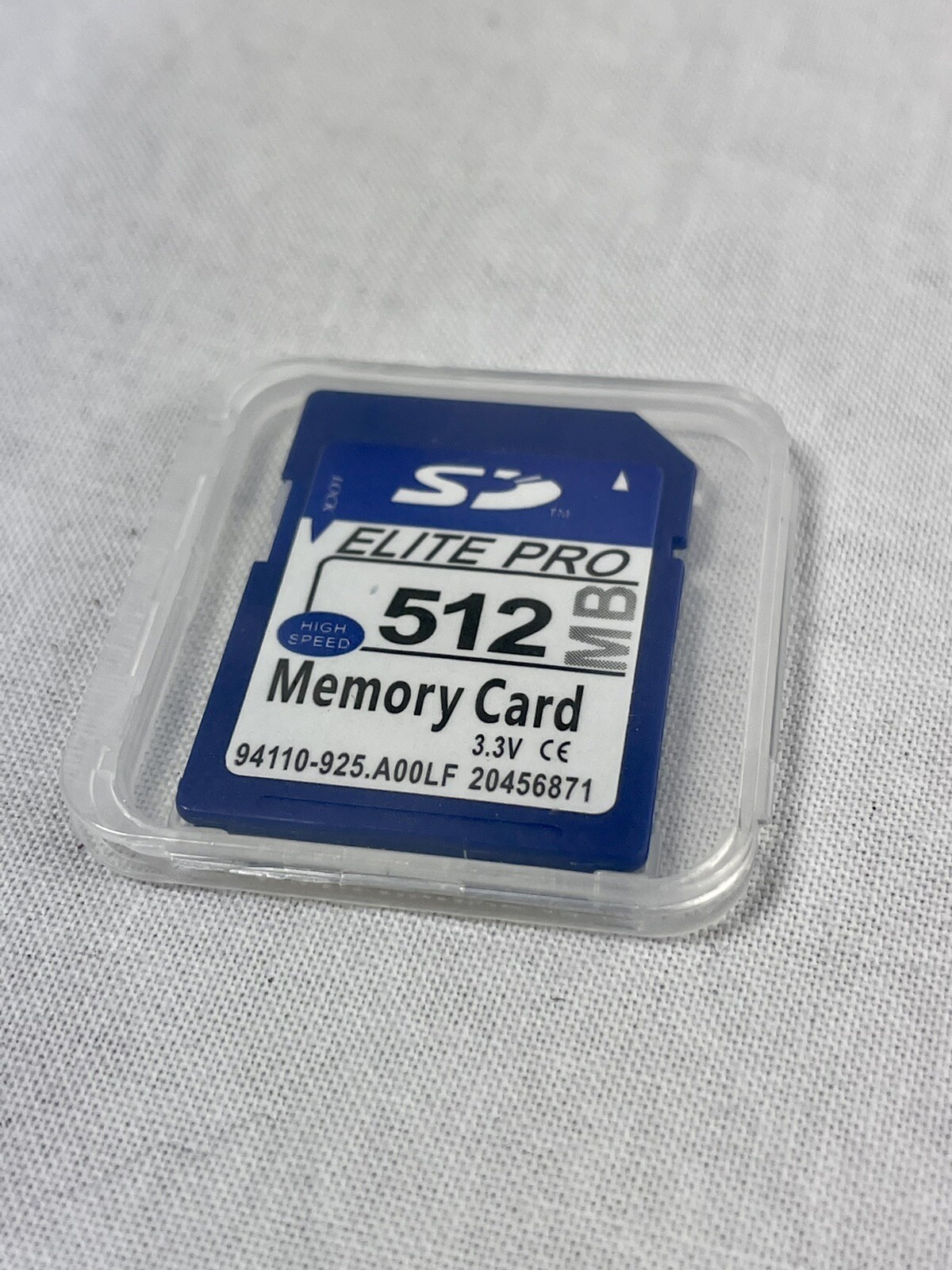 Brand New 512MB SD Card Secure Digital Flash Memory Card, Includes Case!
