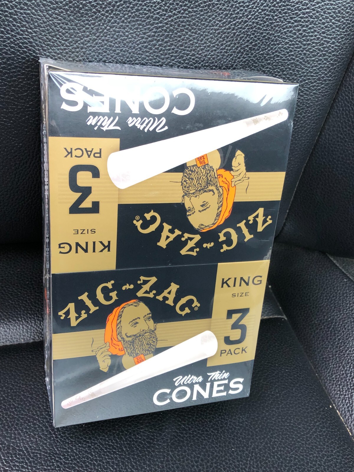 Zig-Zag King Pre Rolled Cones Ultra Thin - (24-Pack) 3 Cones Per Pack 114 Cones