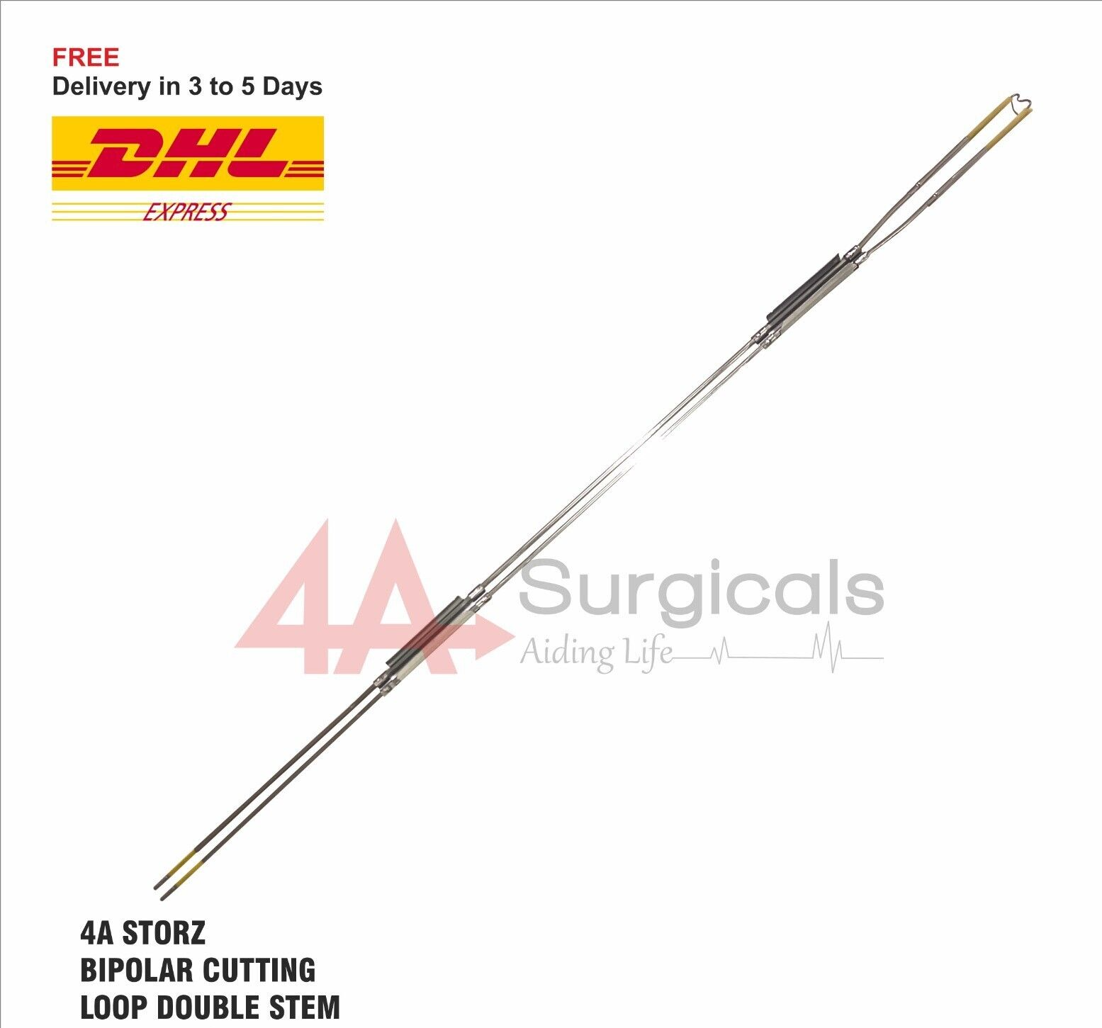 4A STORZ BIPOLAR CUTTING LOOP DOUBLE STEM PACK OF 5