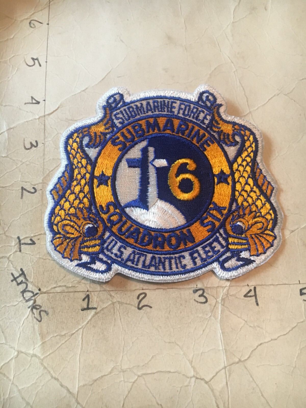 US Navy Submarine Squadron 6 US Atlantic Fleet patch 6/9/25