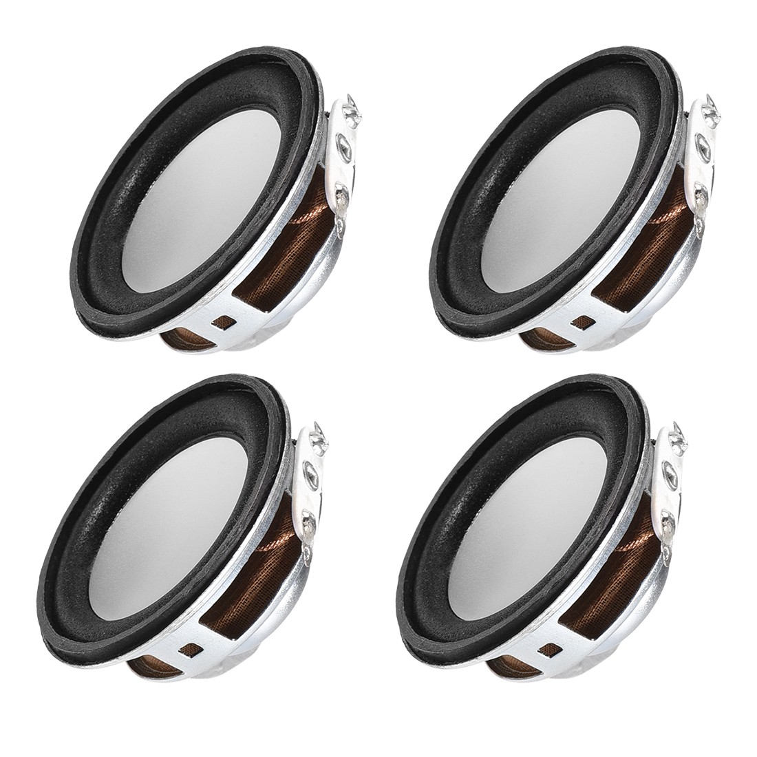 4Pack 3W 4 Ohm Micro Internal Speaker Magnet Loudspeaker 40mm Dia