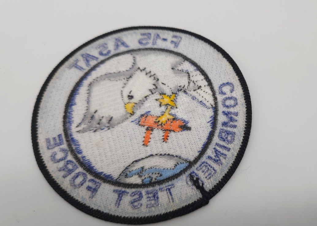 F-15 ASAT Combined Test Force 4" Patch USAF