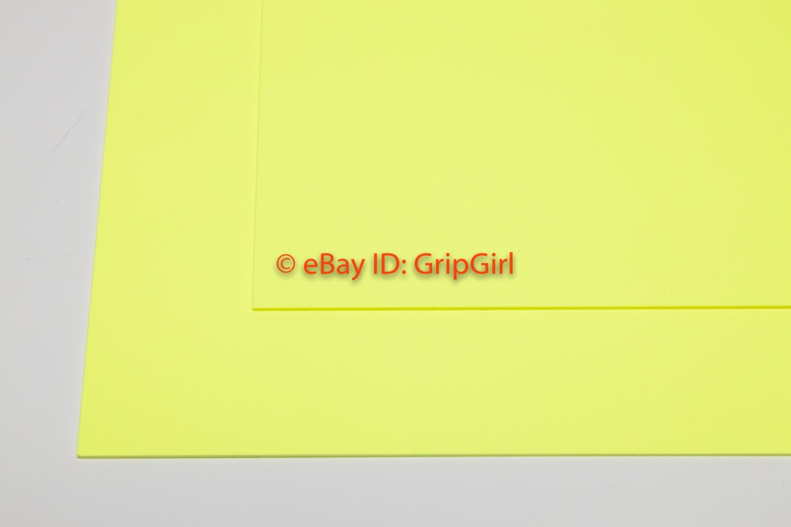 1x Sheet 12x12" Safety Yellow .08 Kydex T Custom DIY Gun Holster/Sheath Material