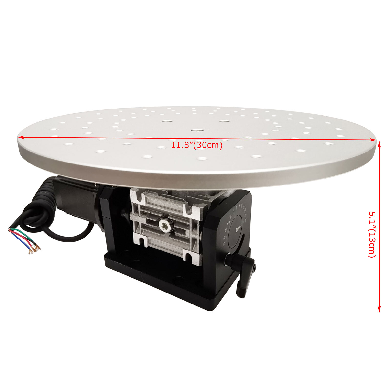 360° Electric Circular Rotating Work Table Laser Marking Specific Round Platform