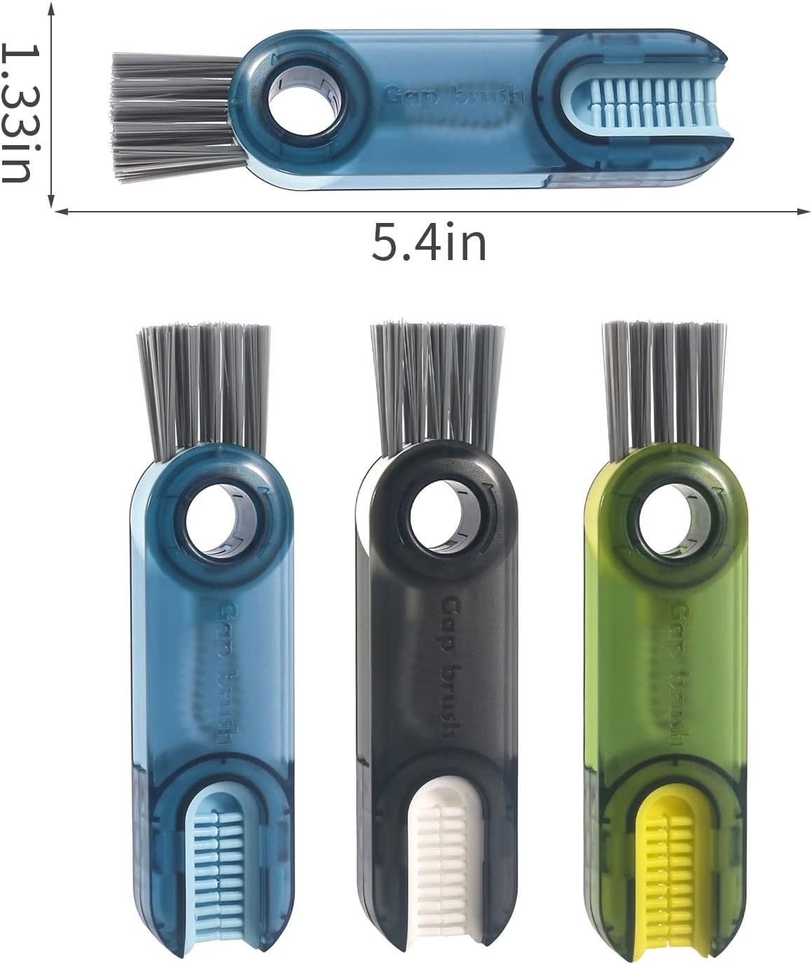 Rotating Bottle Brush with Silicone Cupping