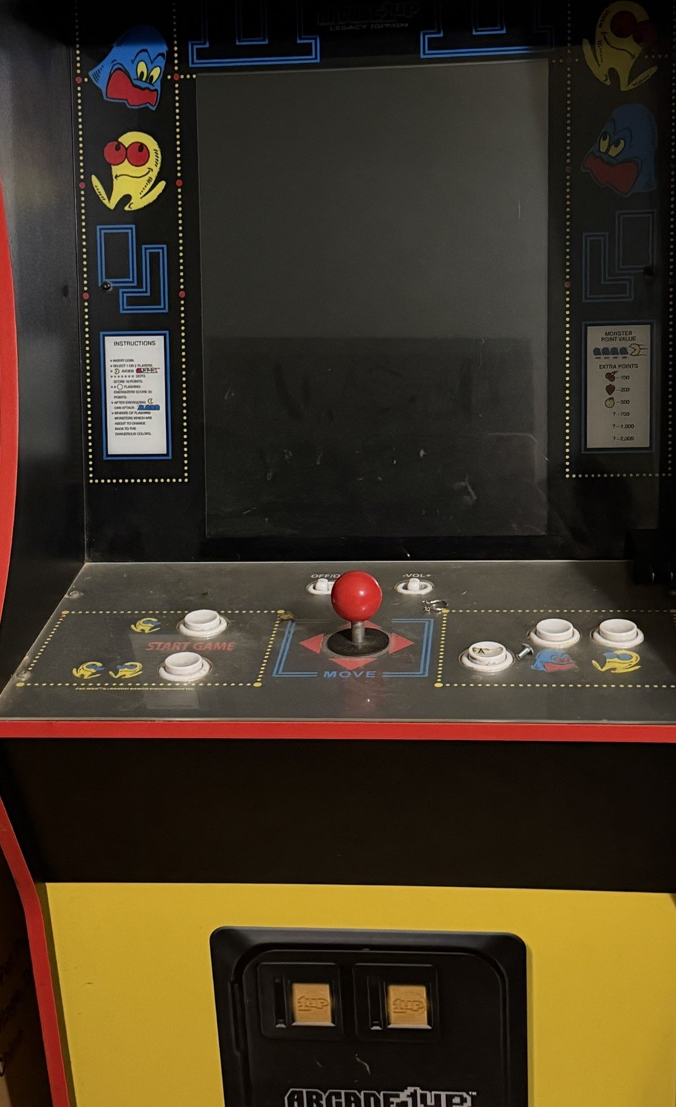 Arcade1up Pac-Man Legacy Edition Video Arcade Machine Reproduction 2020