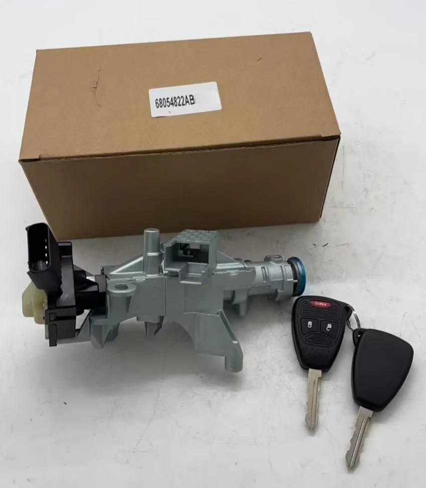 5179511AA New Ignition Lock Cylinder With 2 Remote Keys FOR Jeep Wrangler 07-18
