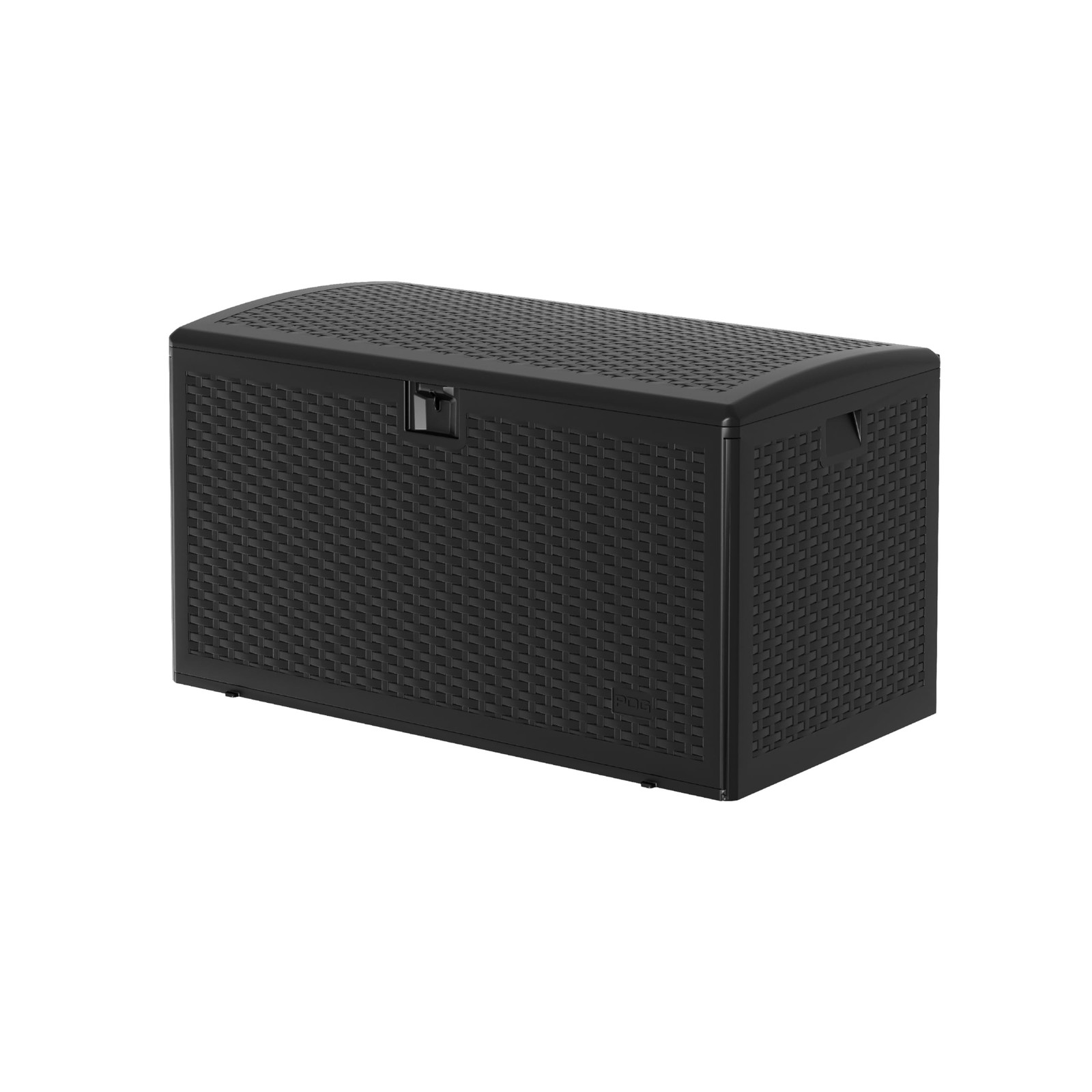 99 Gallon Outdoor Storage Box, Large Resin Waterproof Deck Box with Lockable ...