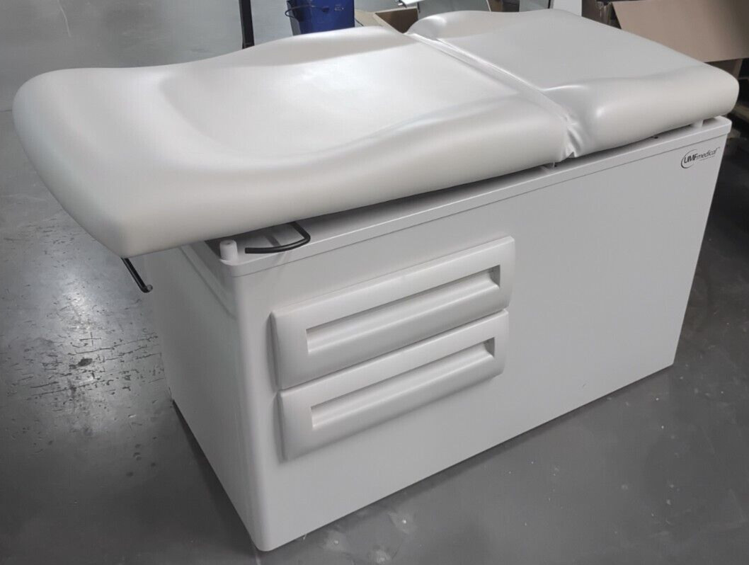 UMF 5240 Manual Exam Table with Four Storage Drawers and Front Step