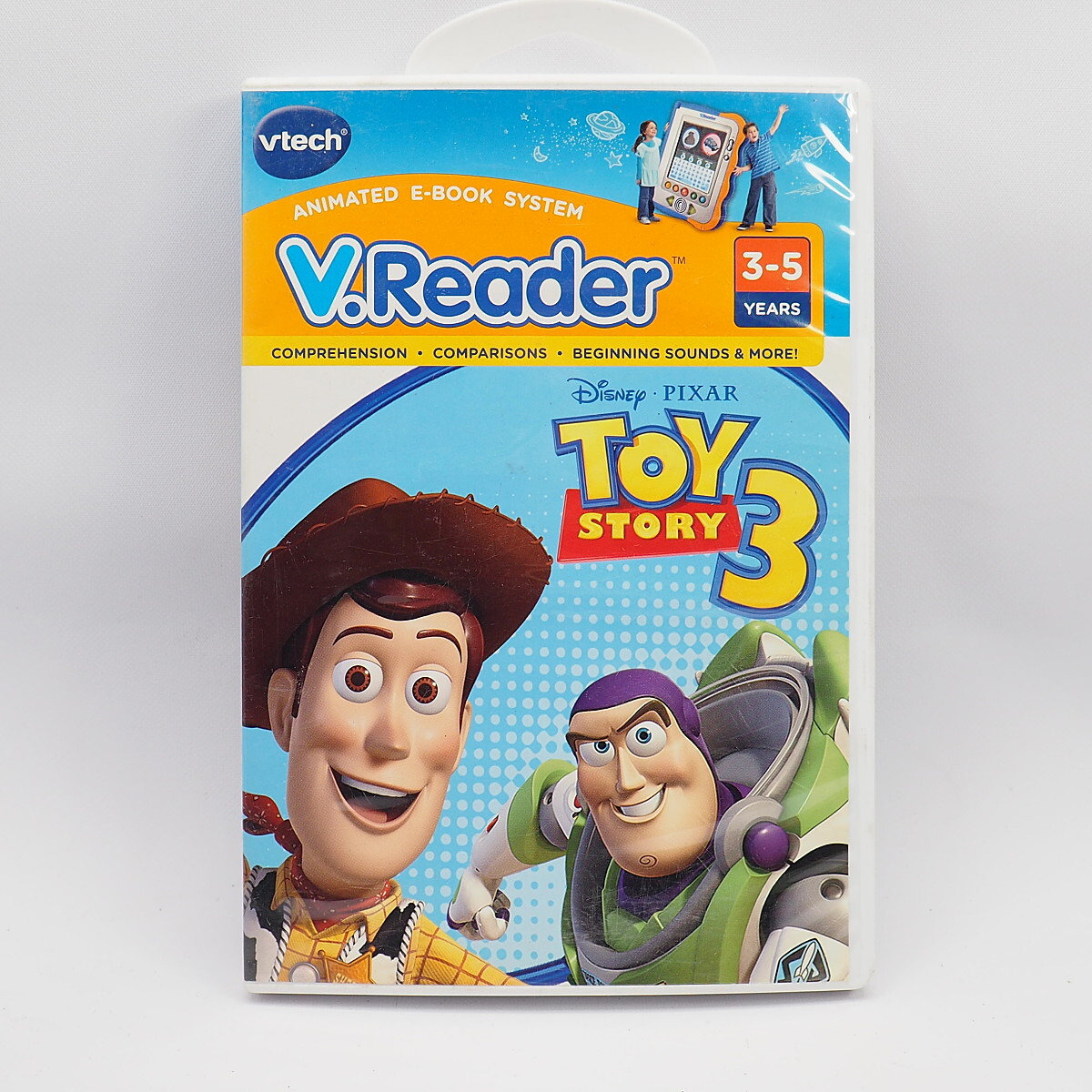 VTech V.Reader Toy Story 3 Interactive E-Reading System Cartridge *OPEN BOX!*