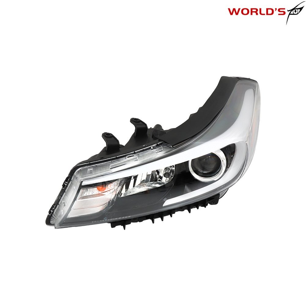 Halogen Headlight Assembly For Kia Forte Forte5 2017-2018 w/ o LED Left Driver