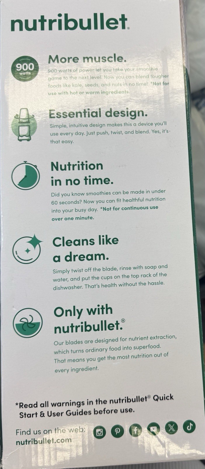 Nutribullet Pro (new)