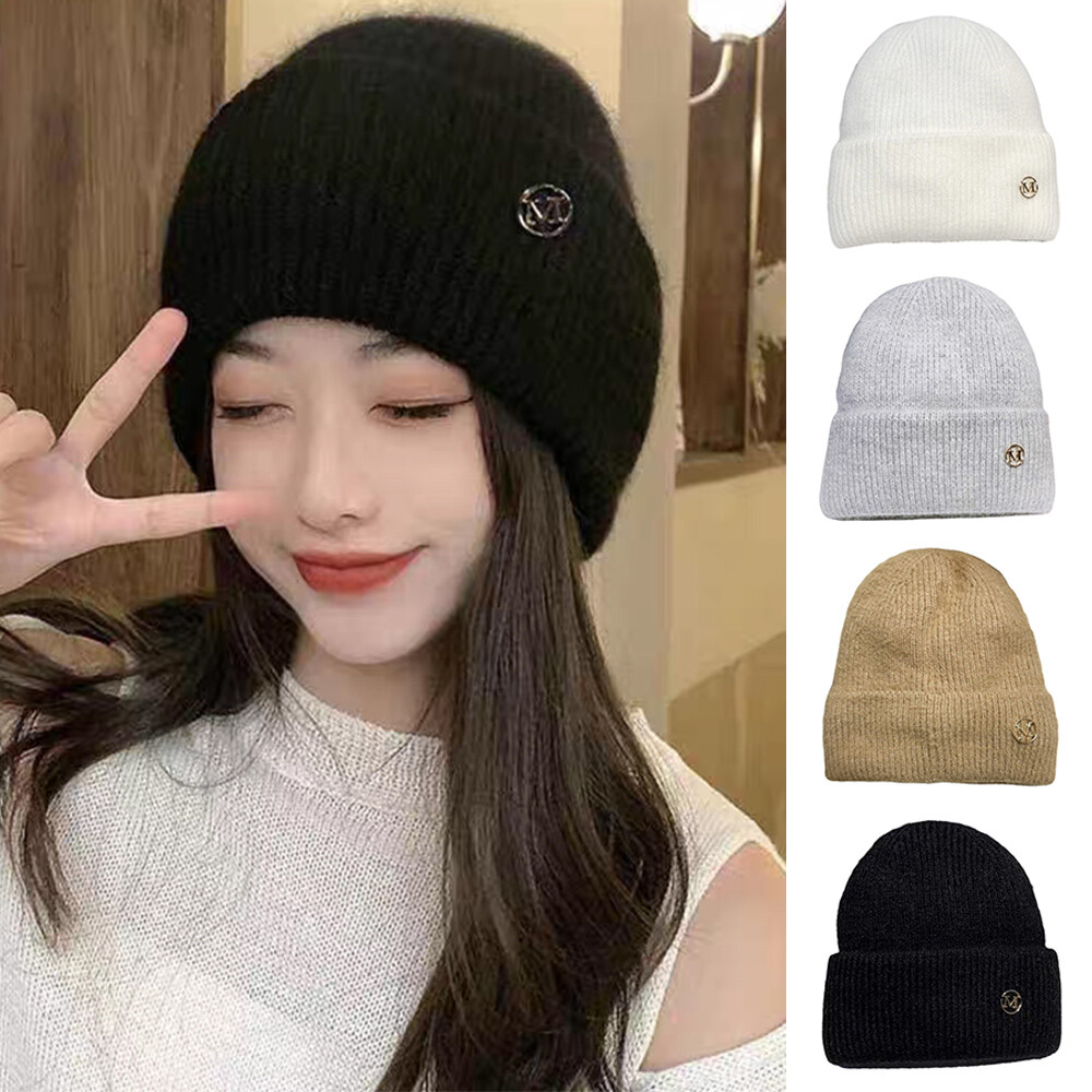 Mens Womens Winter Baggy Slouchy Knit Warm Beanie Hat and Scarf Ski Skull Cap❥