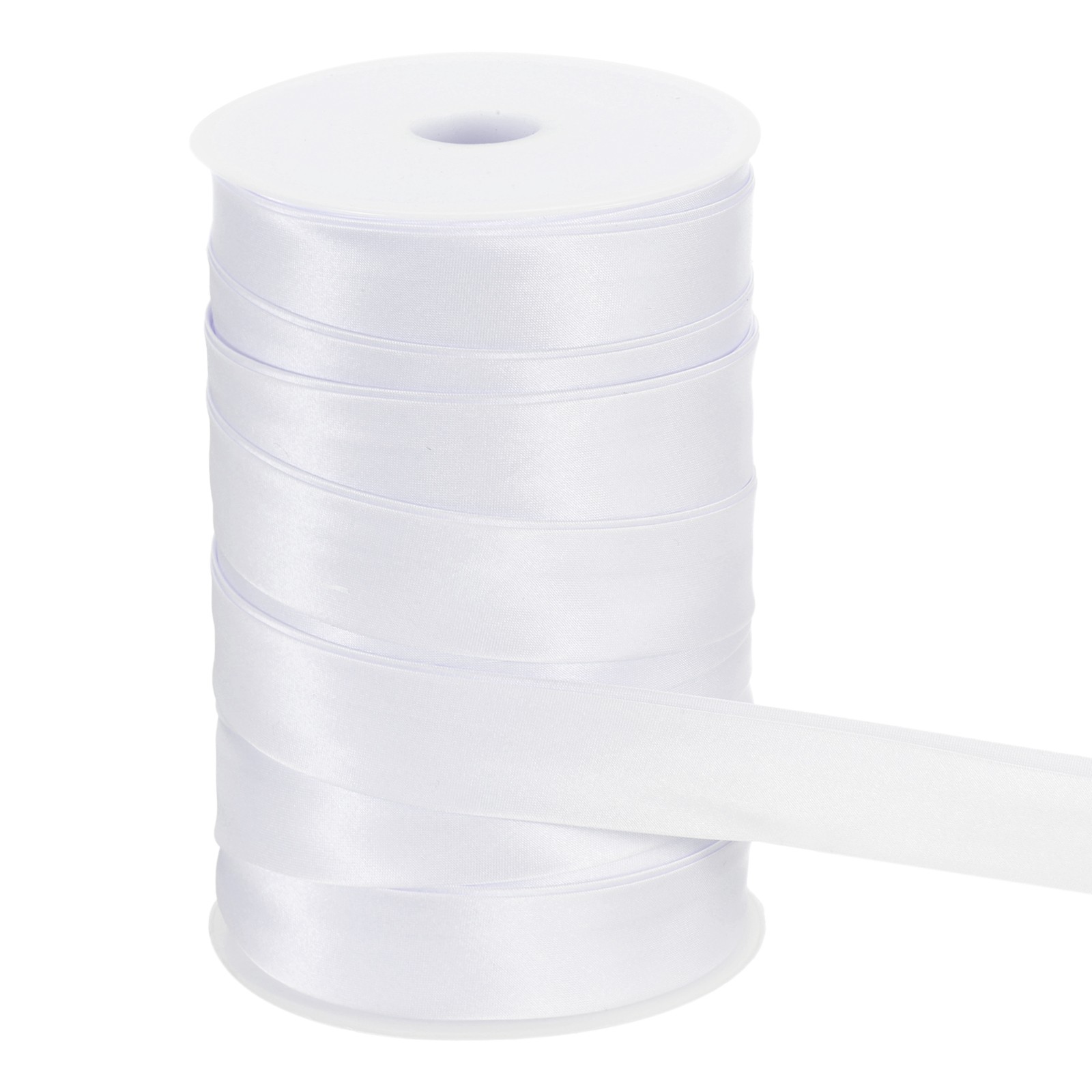 1 Inch x 55 Yards Double Fold Bias Tape for Sewing DIY Craft White