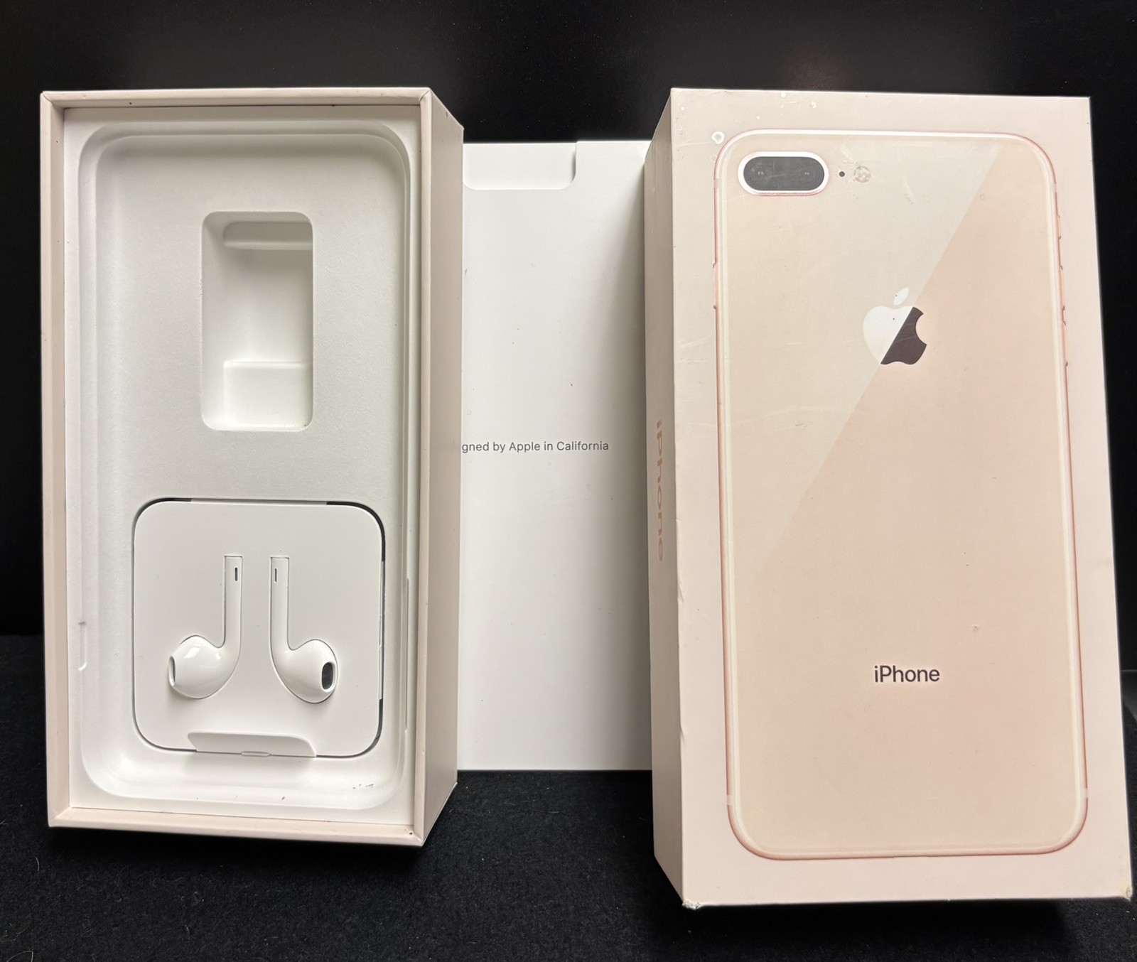 iPhone 8 Box & Original NEW UNUSED Ear Buds