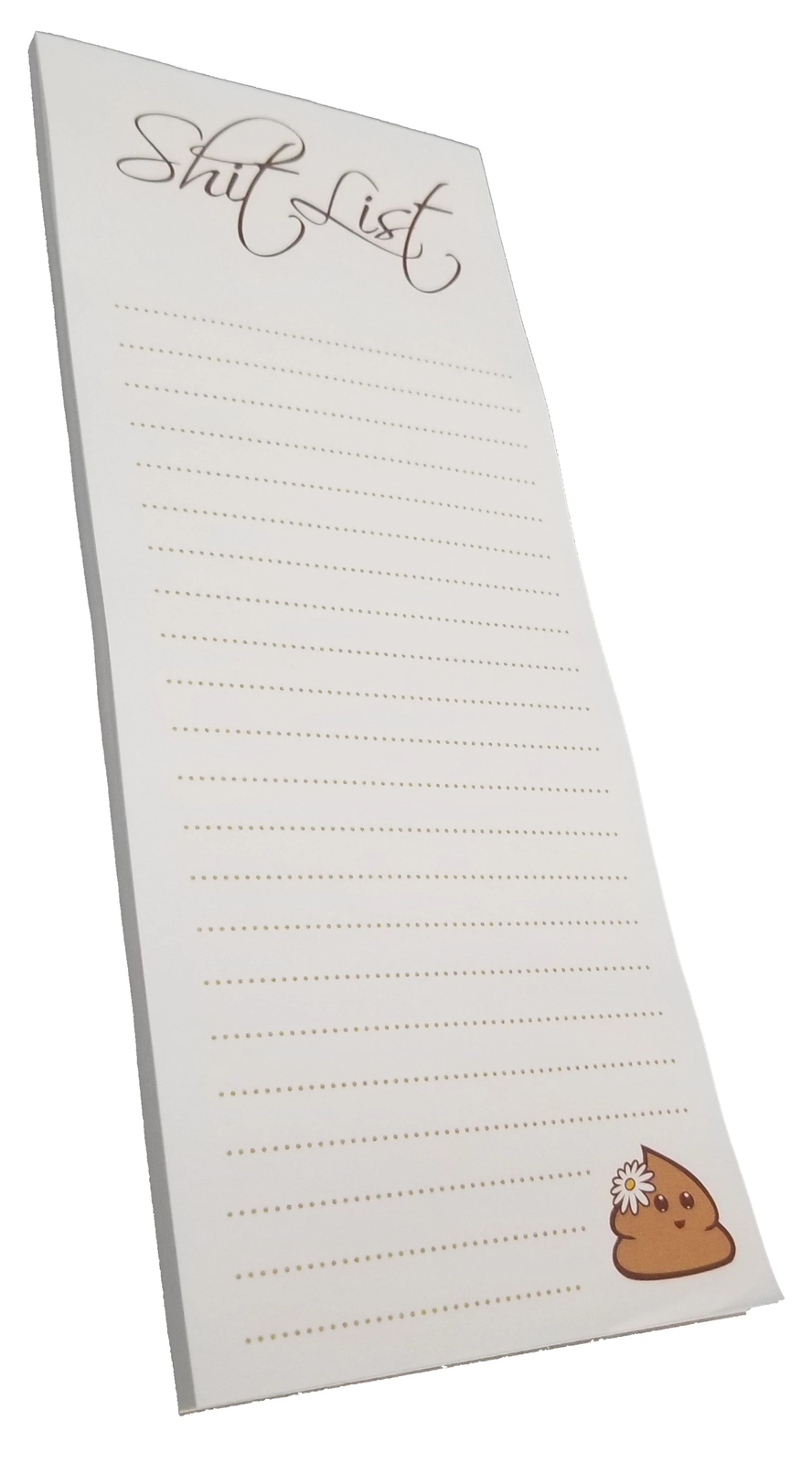 Cute "Sh!t List" Tear-off notepad - 50 pages