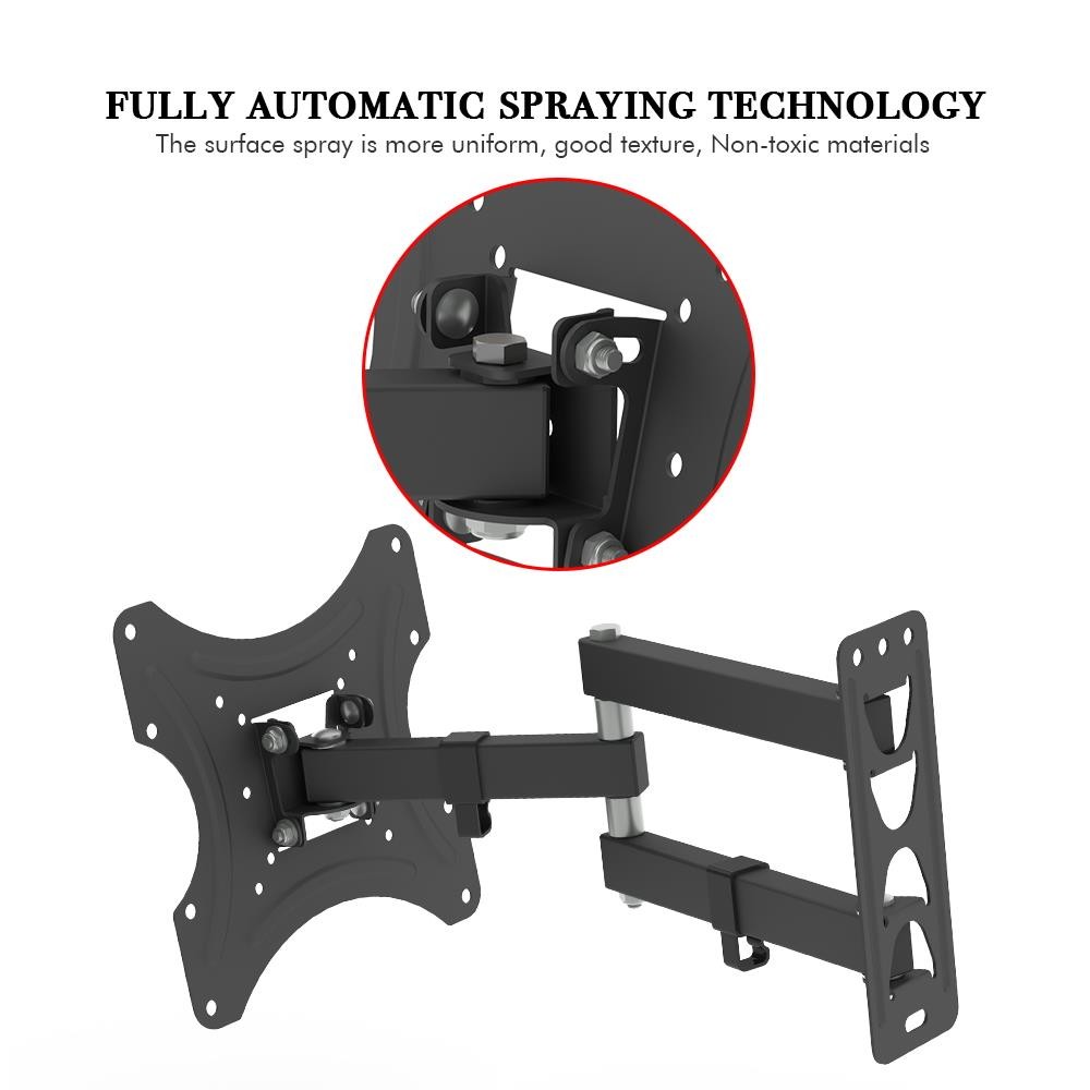 Home TV Wall Mount Full Motion Tilt Swivel 19 20 24 27 32 34 37 40 42 in LCD LED