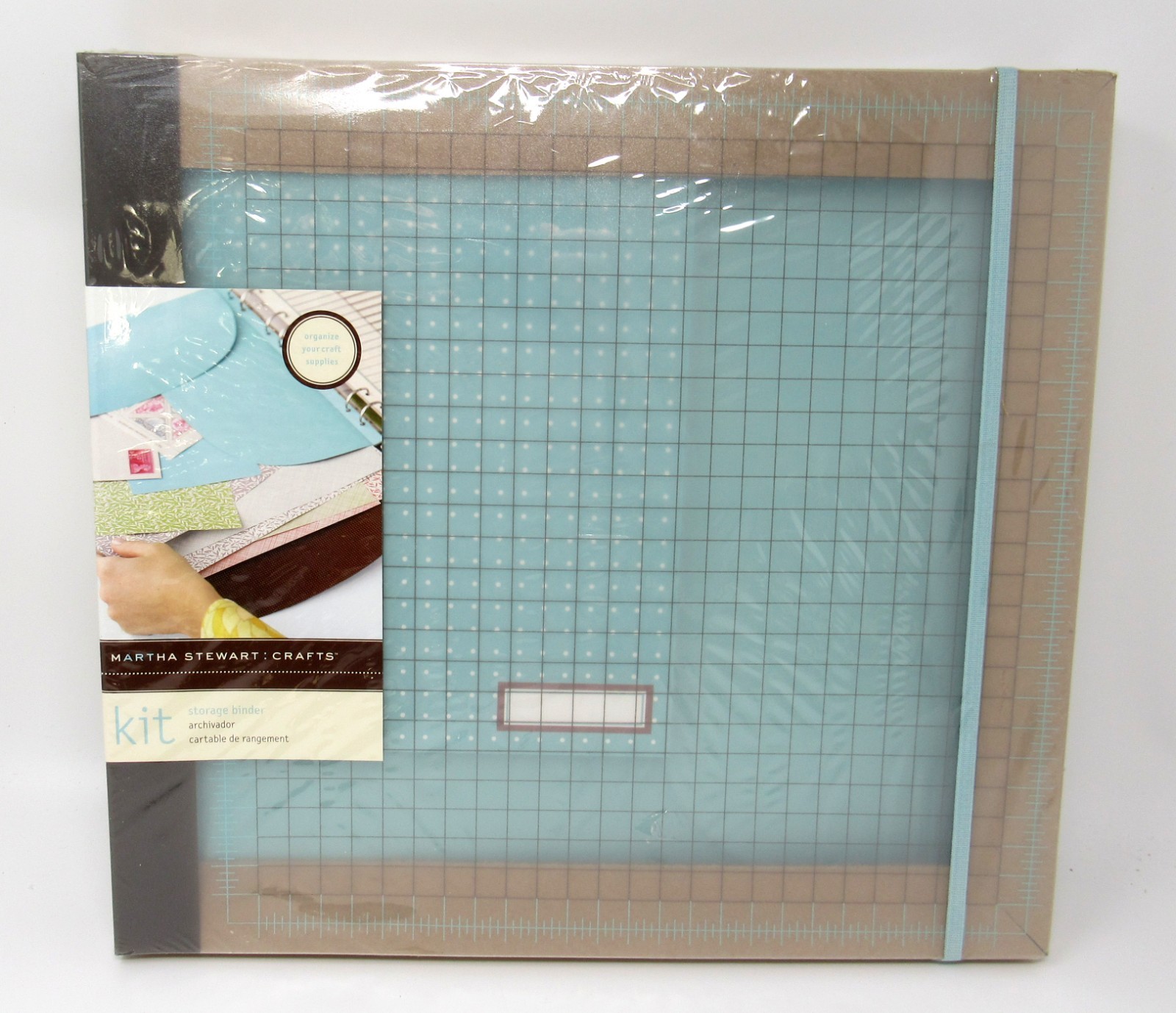 Martha Stewart Crafts Storage Binder Kit Elastic Closure 14" x 15.2" New Sealed