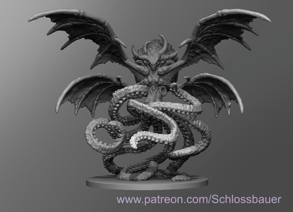 Dungeons and Dragons - HD Resin Print - Eldritch Abomination  - Cthylla
