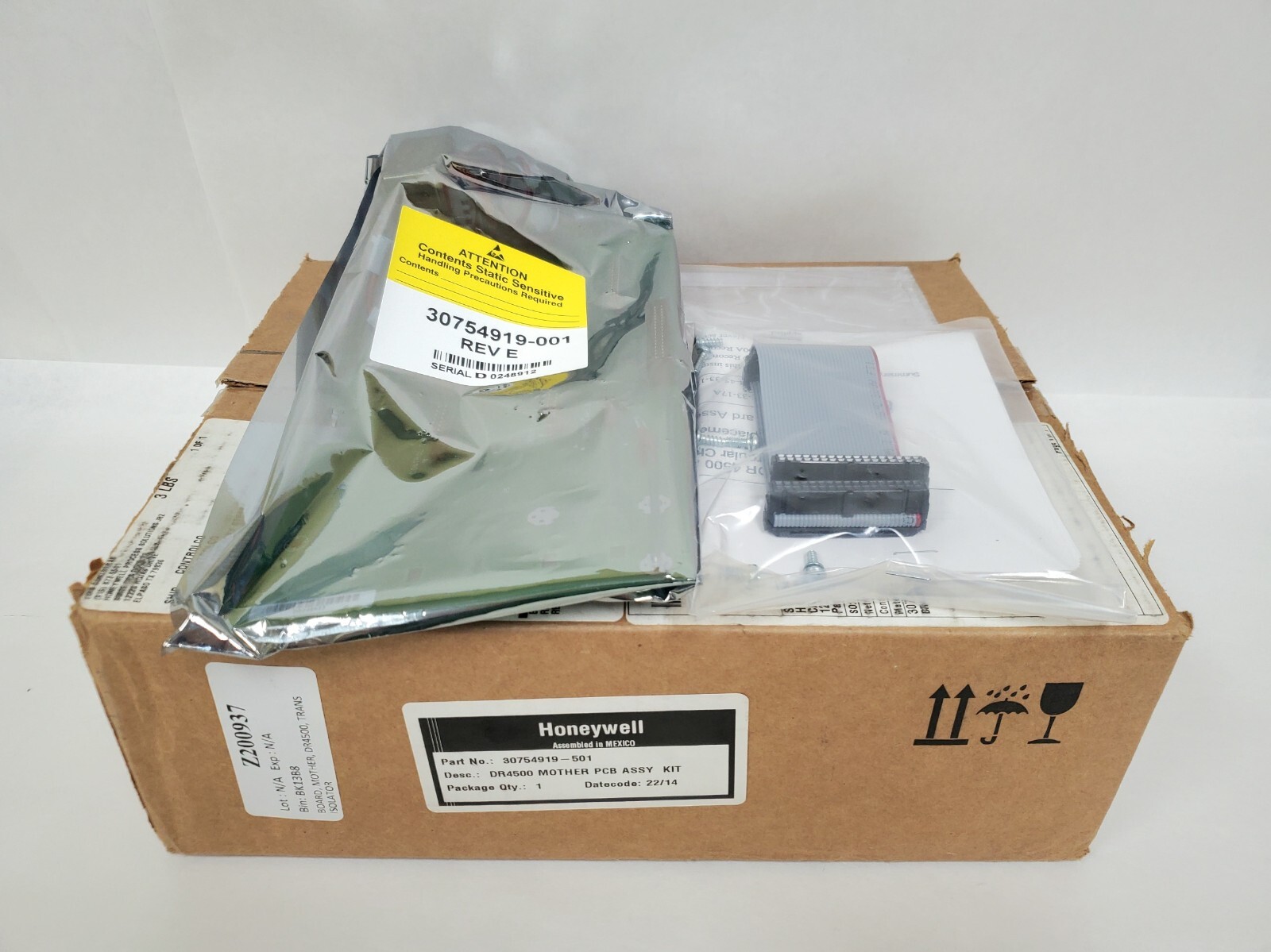 NEW 2014 Honeywell 30754919-501 Rev.E DR4500 Motherboard PCB Assembly Kit