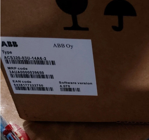ABB ACS320-03U-14A6-2 VFD Drive HK30WA506 Carrier HVAC Motor Drive