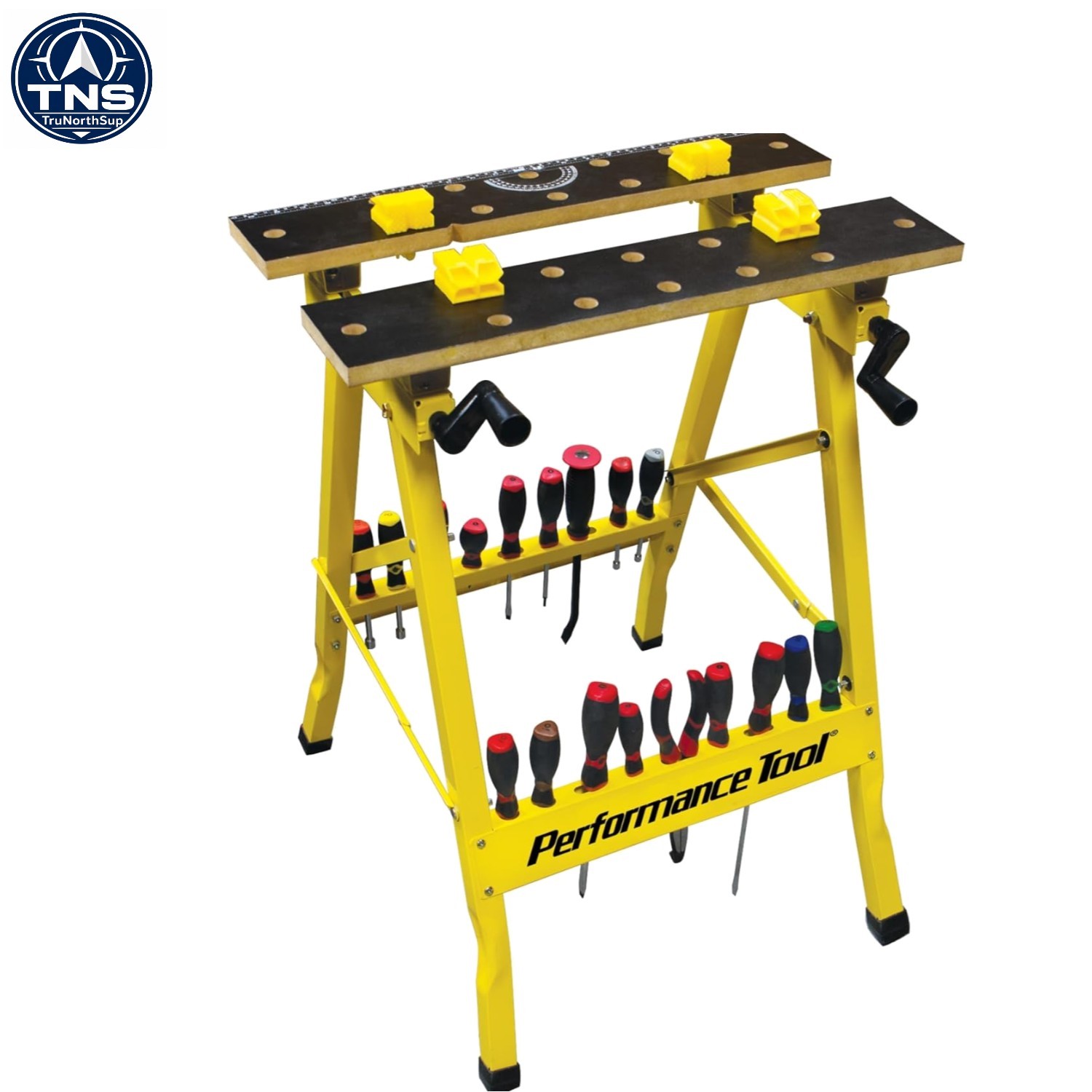 Workmate Portable Multipurpose Workbench Vise 200 lbs Steel Foldable Yellow
