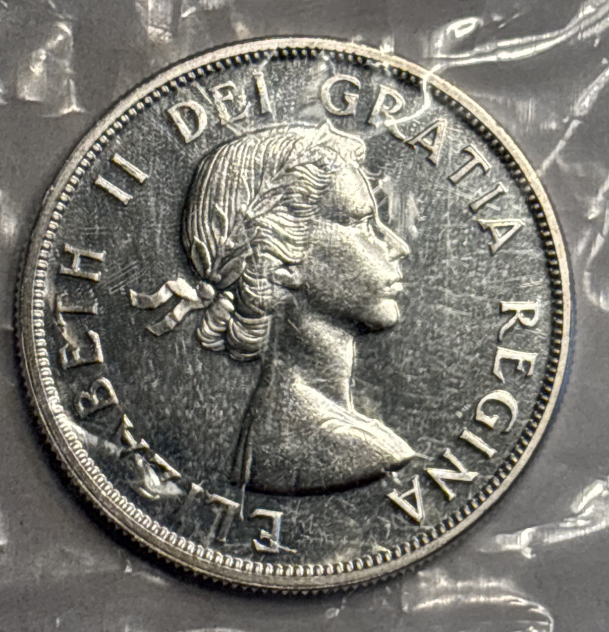 1962 Canada Silver $1 Dollar - 80% Silver- BU