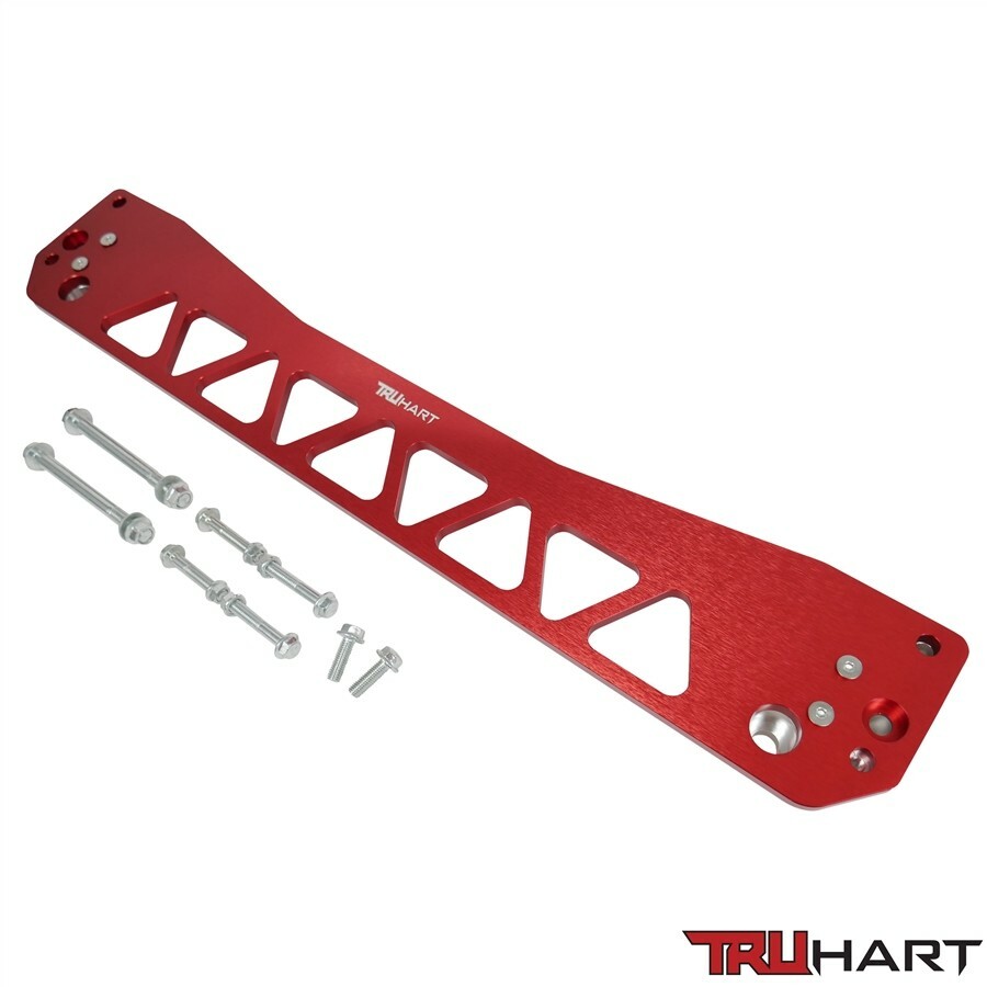 Truhart Rear Subframe Brace Anodized Red for 1996-2000 Honda Civic TH-H112-RE