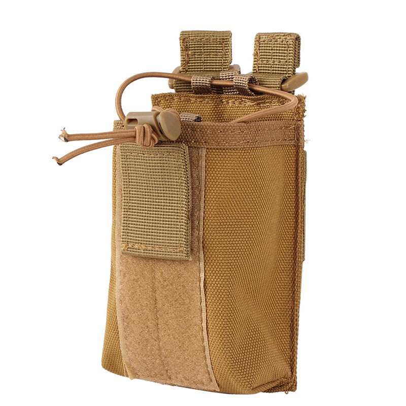 Tactical Molle Pouch Radio Walkie Talkie Holder Bag Belt Pack Magazine Pouch