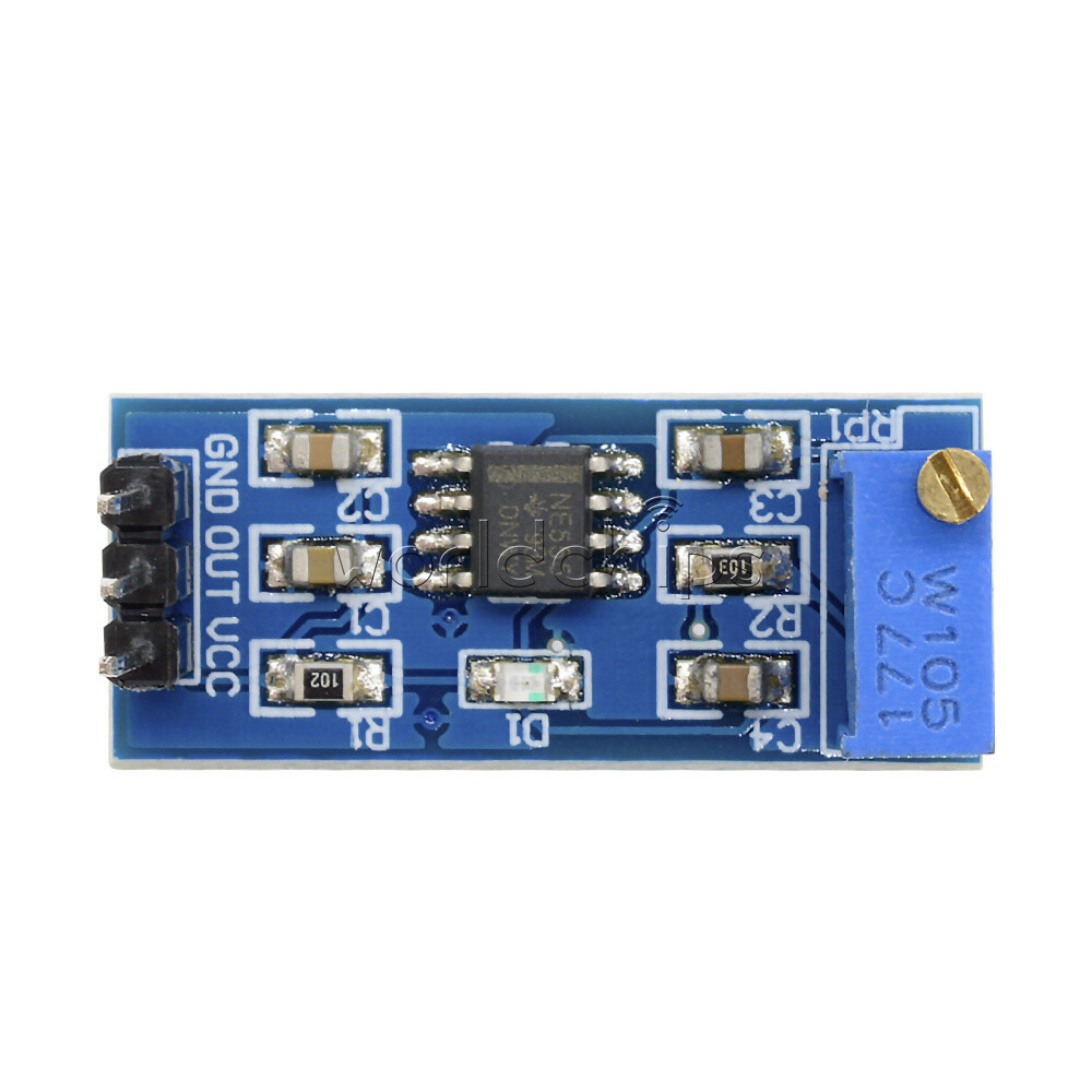 10PCS NE555 Pulse Signal Generator Module Frequency Adjustable Square Wave 5-12V