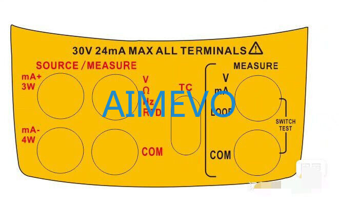 Customised non-original for FLUKE 725 726 pen holders logo labels