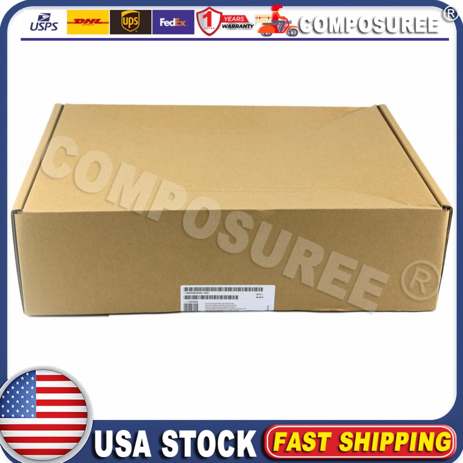 New In Box SIEMENS 6AV6 643-0CD01-1AX1 6AV6643-0CD01-1AX1 Touch Panel